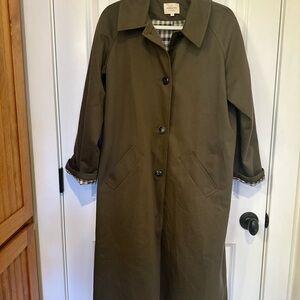 Sezane Clyde Coat Dark Khaki - Size 2